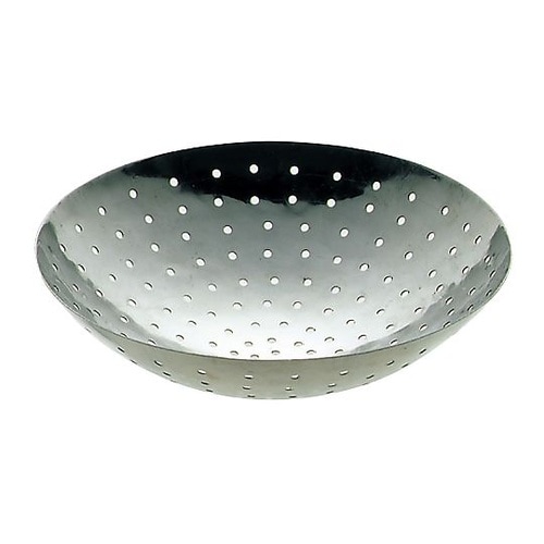 ステンレス 中華用 穴明ボール 9インチ