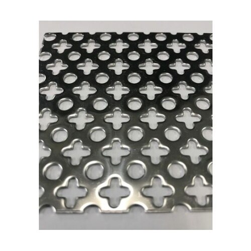 ステンレスパンチングメタル1t 〇+ 1