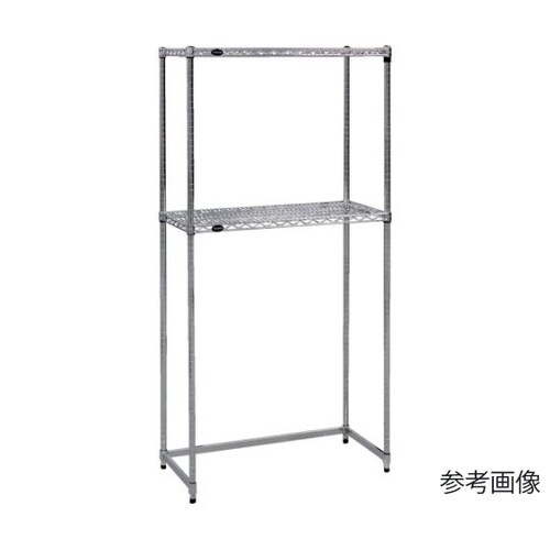 ステンレス製メッシュラック下段開放型 W