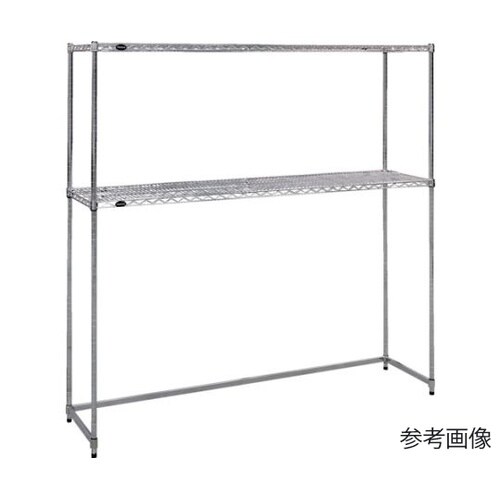 ステンレス製メッシュラック下段開放型 W