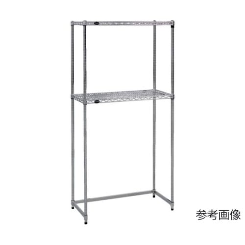 ステンレス製メッシュラック下段開放型 W