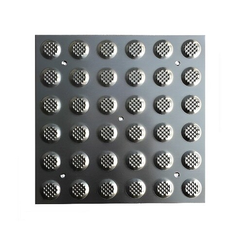 ステンレス点字タイル 点状突起 設置用ね