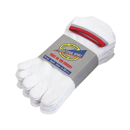 S−803N スニーカーソックス白5本指