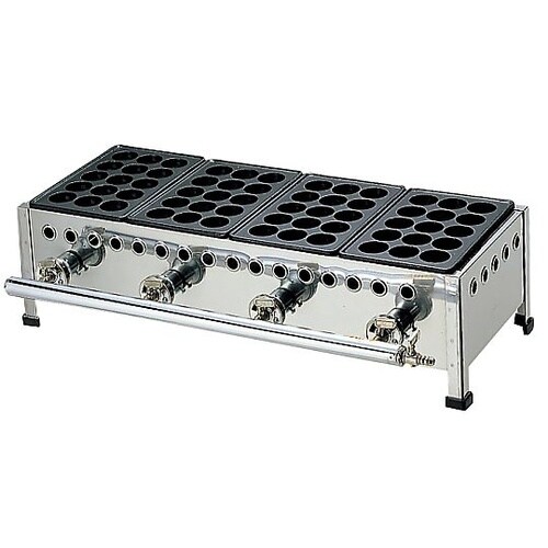 たこ焼台セット 15穴 152S 2連式