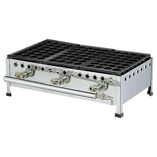 たこ焼台セット 28穴(足付鉄板式)28