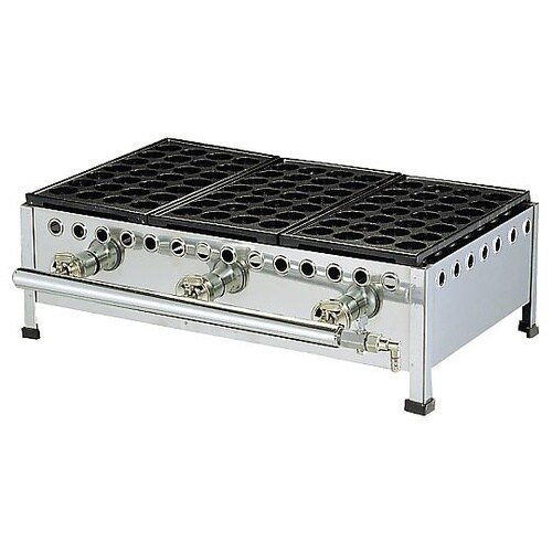 たこ焼台セット 28穴(足付鉄板式)28