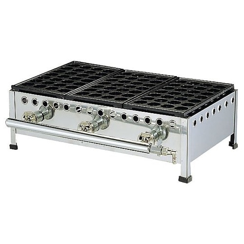 たこ焼台セット 28穴(足付鉄板式)28