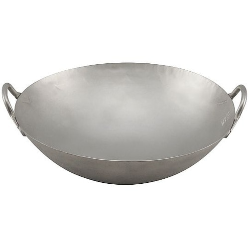 チタン 打出 中華両手鍋 45cm 窒化