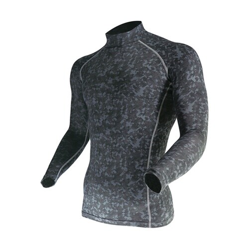 JW−170 ハイネックシャツ 迷彩 S