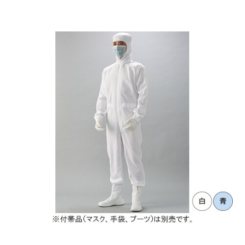 フード一体続き服(白)5Lサイズ CK1