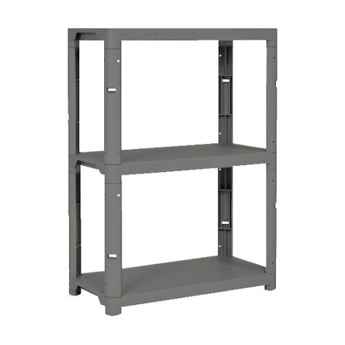 プラ棚 高さ1229−3段タイプ コーナ