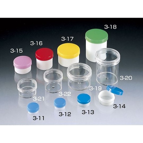 26825 プラ壷20mL蓋白100本