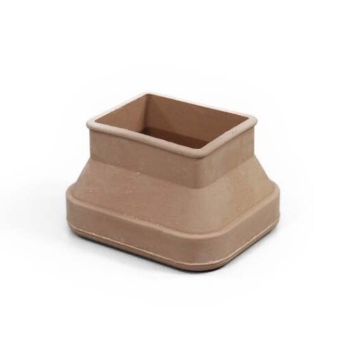 フリーサイズゴム脚キャップ 長角 ベージ