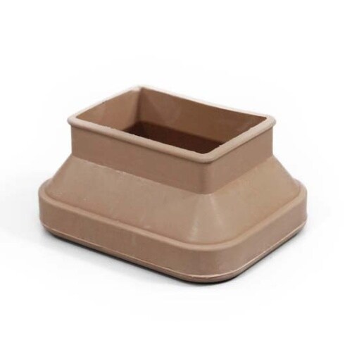 フリーサイズゴム脚キャップ 長角 ベージ