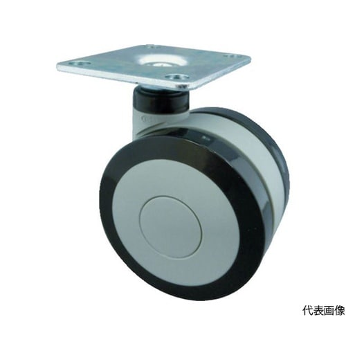 TPWE100 プレート式双輪キャスター