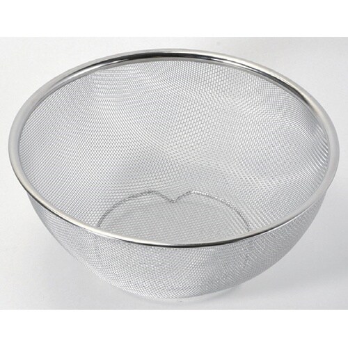 ベーシスライン ステンレス製ボウル型ザル