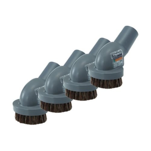 まとめ買い まるブラシ 馬毛 グレー 4