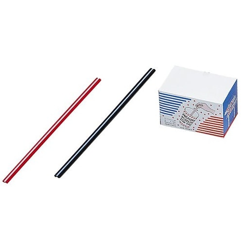 マドラーストロー500本入 赤バラ 37