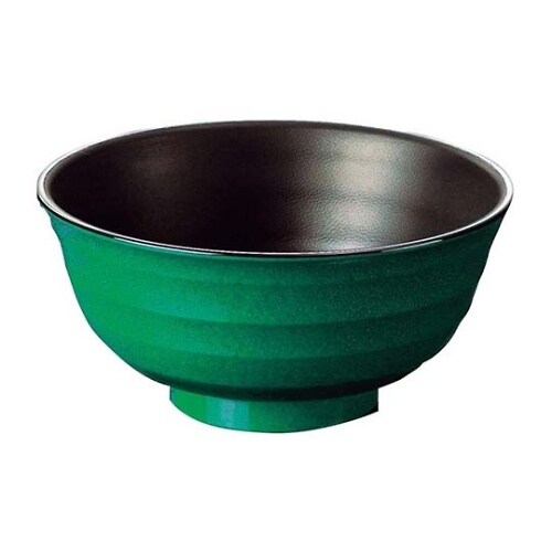 6824230 うどん鉢 グリーン内黒