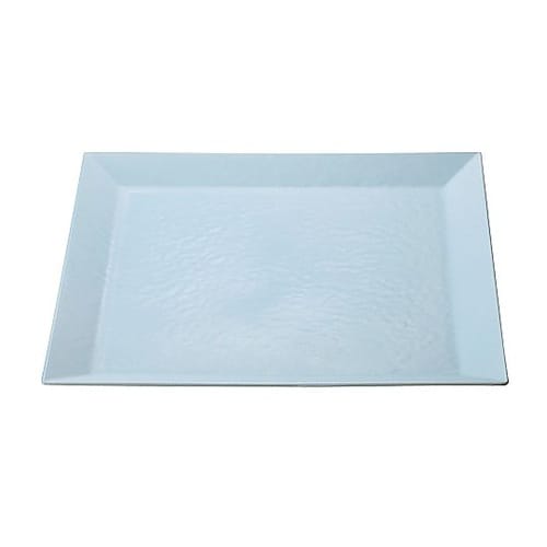 メラミン 角盛皿 31cm 空色MT U