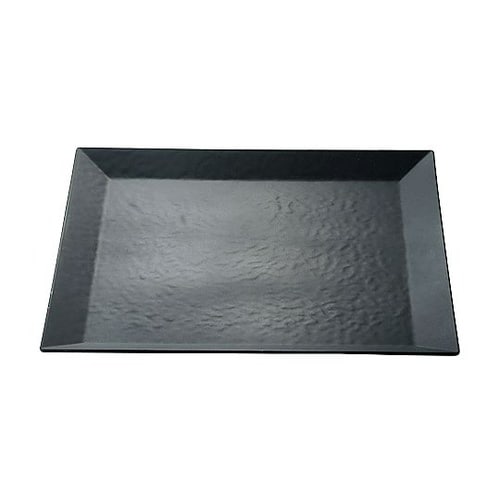 メラミン 角盛皿 31cm 黒MT UL