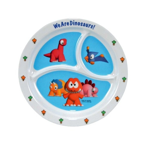 メラミン 子供食器 ダイナソワーズ 丸ラ