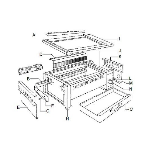 遠赤串焼器640型用 レッドフィン(1枚