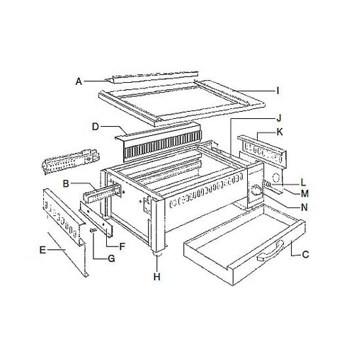 遠赤串焼器940型用 バーナー(1枚)