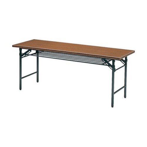 会議用テーブル棚付折り畳み式 1500×