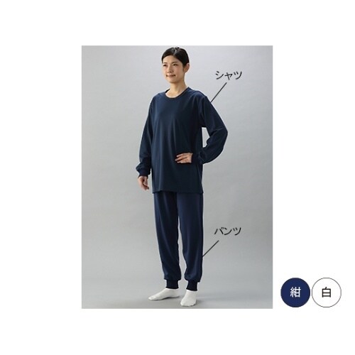 吸汗速乾快適インナーウエア長袖(白) 5