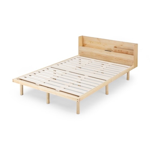 宮付き高耐荷重すのこベッド ナチュラル