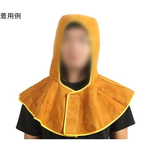 J2356 牛革溶接帽フードキャップ