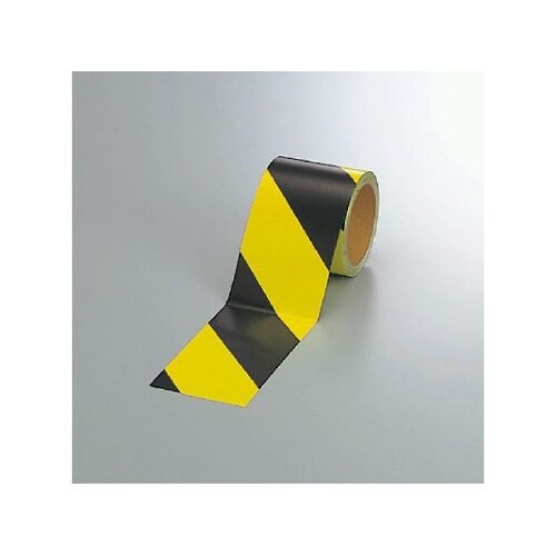864−61蛍光反射テープ黄/黒黄部反射