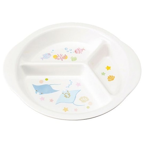 三ツ仕切皿 うみのなかまたち MS−87