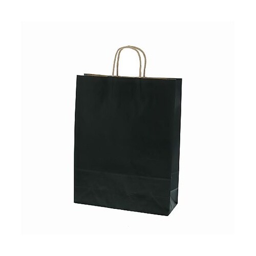003201411 手提げ紙袋未晒黒C