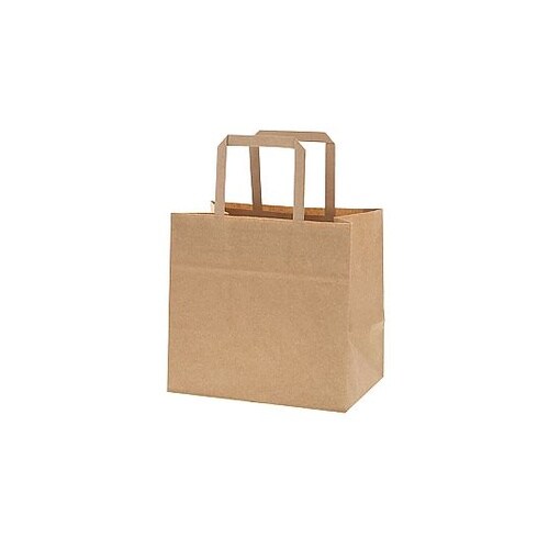 手提げ紙袋 Nフラットチャームバッグ 平