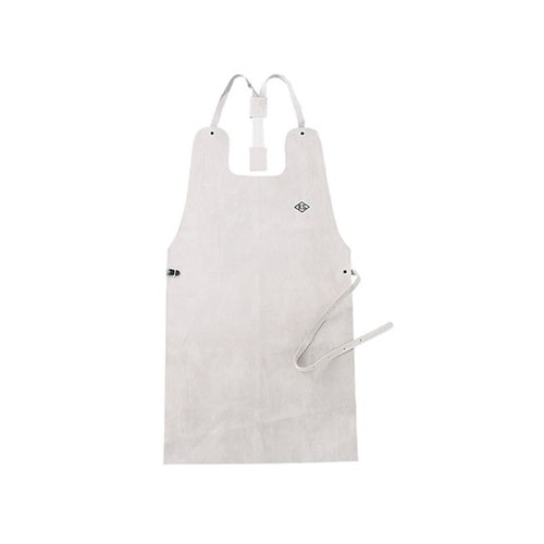 #435 床革胸付前掛