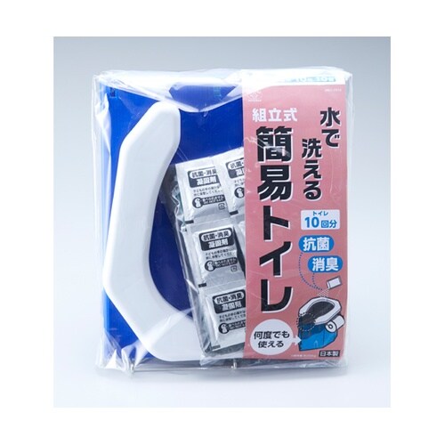 水で洗える組立式簡易トイレ 10回分 A