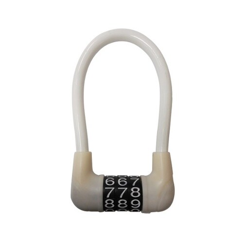 数字が大きなロック 30cm ホワイト