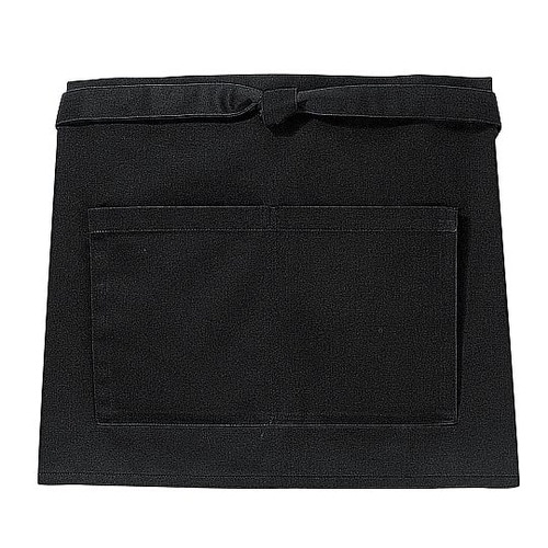 前掛け(短)KE0010−7 黒 フリー