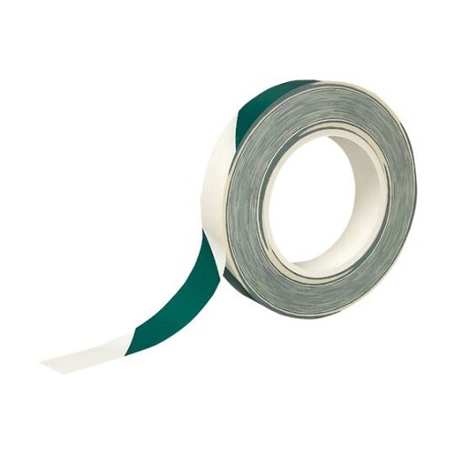 Y6058 耐久ラインテープ 白/緑