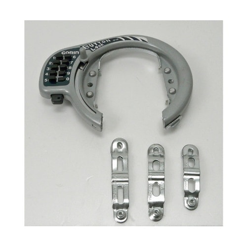 43670 大型ボタンリング錠 シルバー