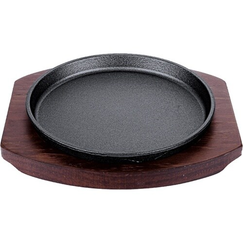 YY2001 鉄ステーキ皿丸 22cm