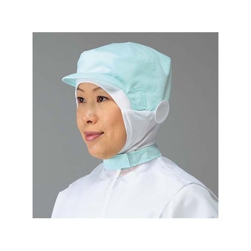 6028010 頭巾帽子ケープ付グリーン