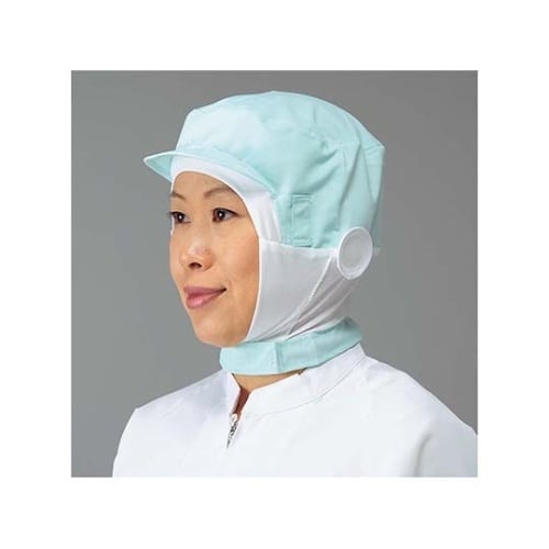 6043540 頭巾帽子 グリーン L