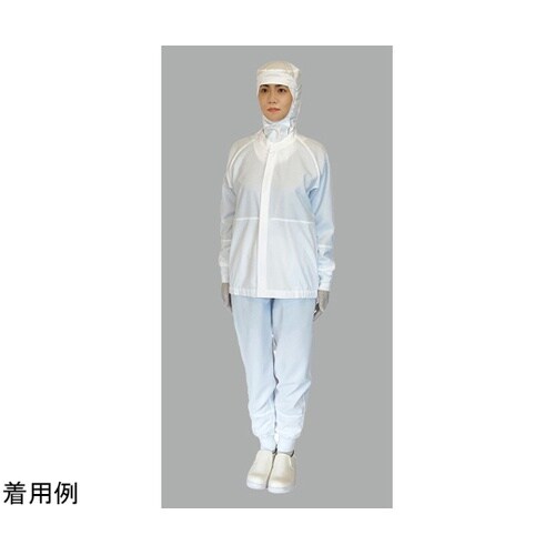 頭部保護具対応型 フード一体上着 L サ