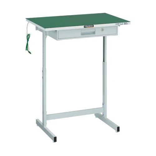 導電マット張小型作業デスク 700X45