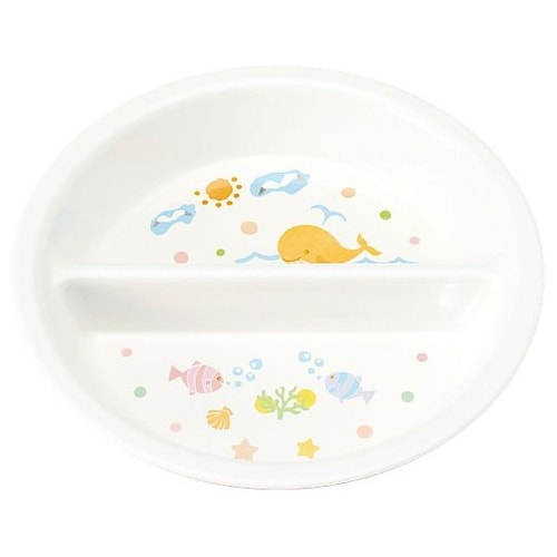 二ツ仕切皿 うみのなかまたち MS−87