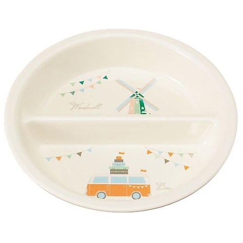 二ツ仕切皿 フラックガーデン MS−87