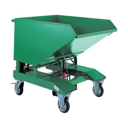 廃棄物運搬車 スクラップ台車 油圧ジャッ